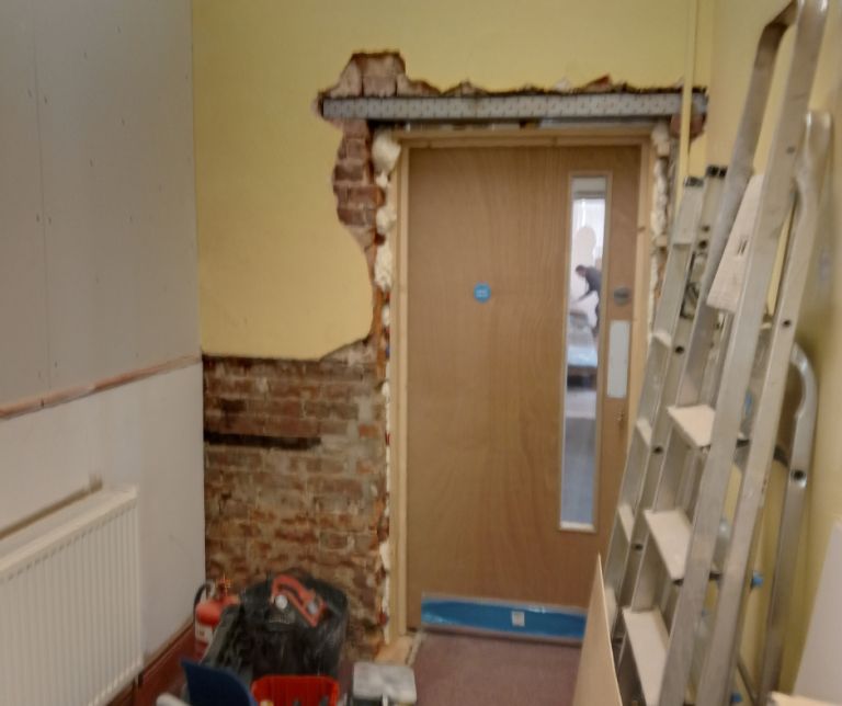 Installation of fire doors