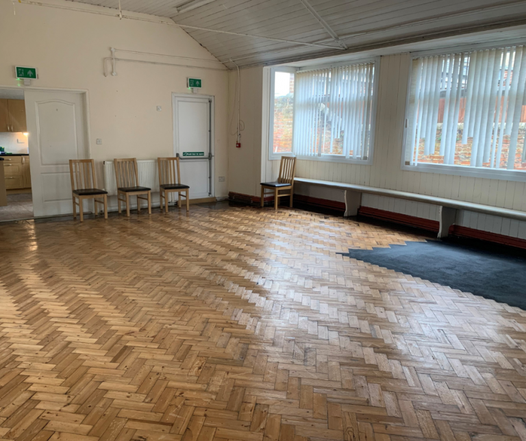 Levelling and making repairs to the floor